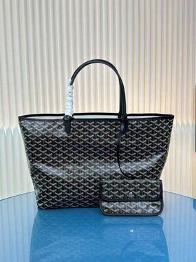 Saint Louis PM Tote Bag Shoulder Coated Canvas Leather